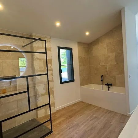 Ancienne Tuilerie Entierement Renovee Avec Piscine Et Vue Sur La Dordogne 펜션